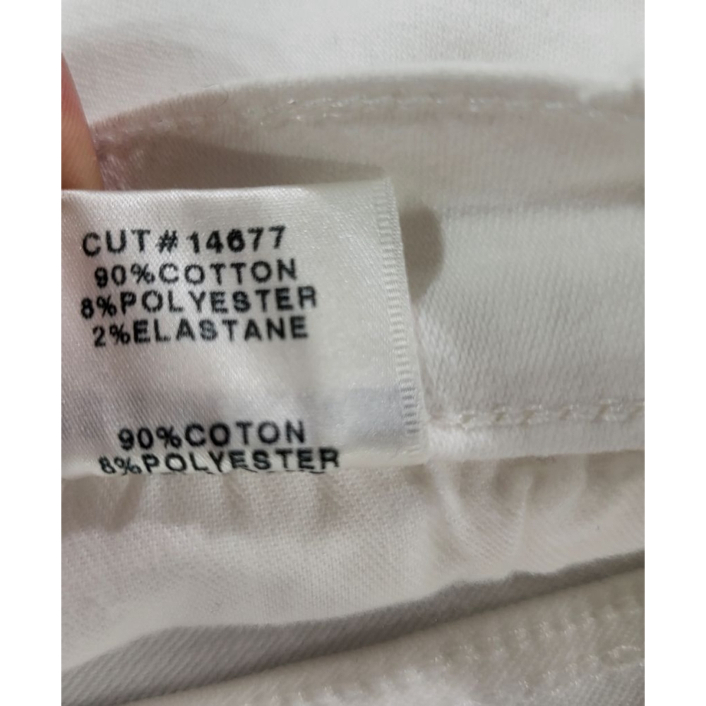 Women's J Brand White‎ Denim Jeans Size 29 - Picture 6 of 9